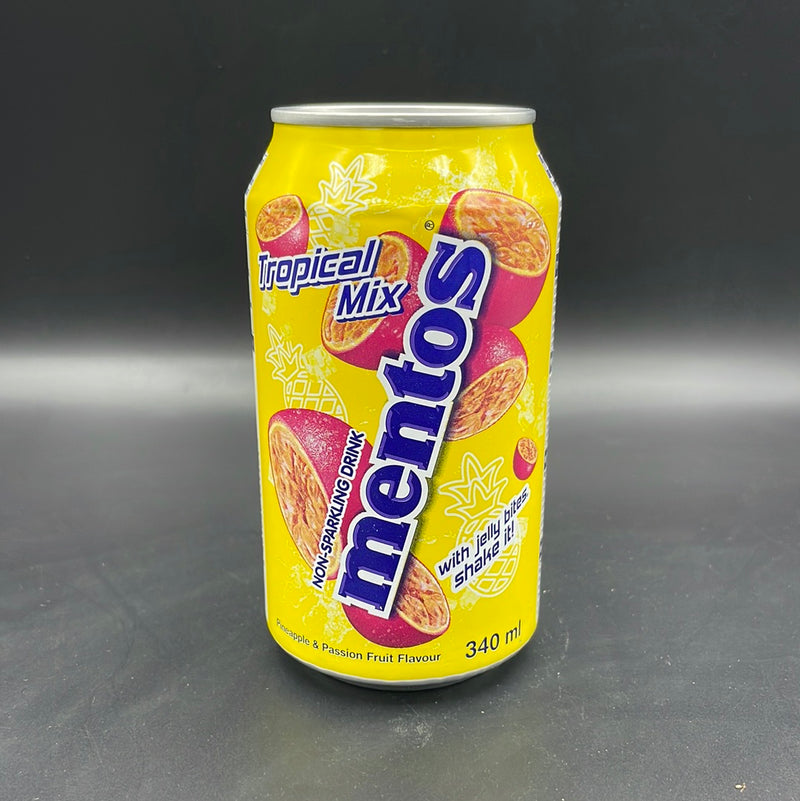 Mentos -  Tropical Mix Flavour Non-Sparkling Drink with JELLY BITES! 340ml (EURO)