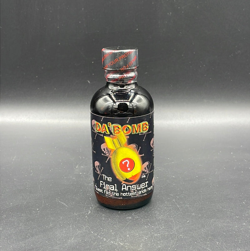 Da’Bomb Hot Sauce - The Final Answer! 59ml (USA)