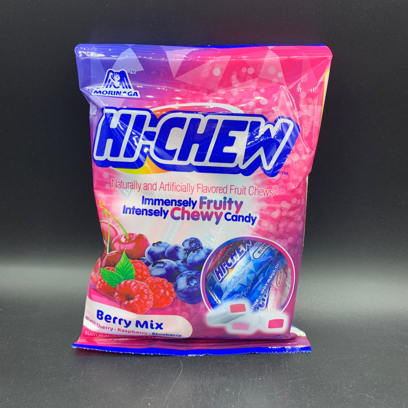 Hi-Chew - Berry Mix Chewy Candy, Black Cherry, Raspberry, & Blueberry Flavours, 90g (Japan)