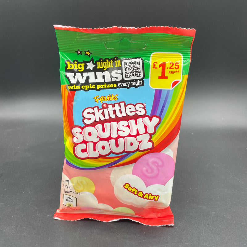 NEW Skittles Fruits - Squishy Cloudz, Soft & Airy 70g (UK)