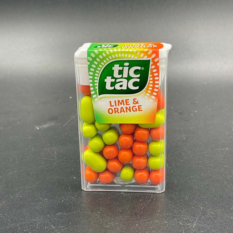 NEW Tic Tac, Lime & Orange Flavour 18g (UK)