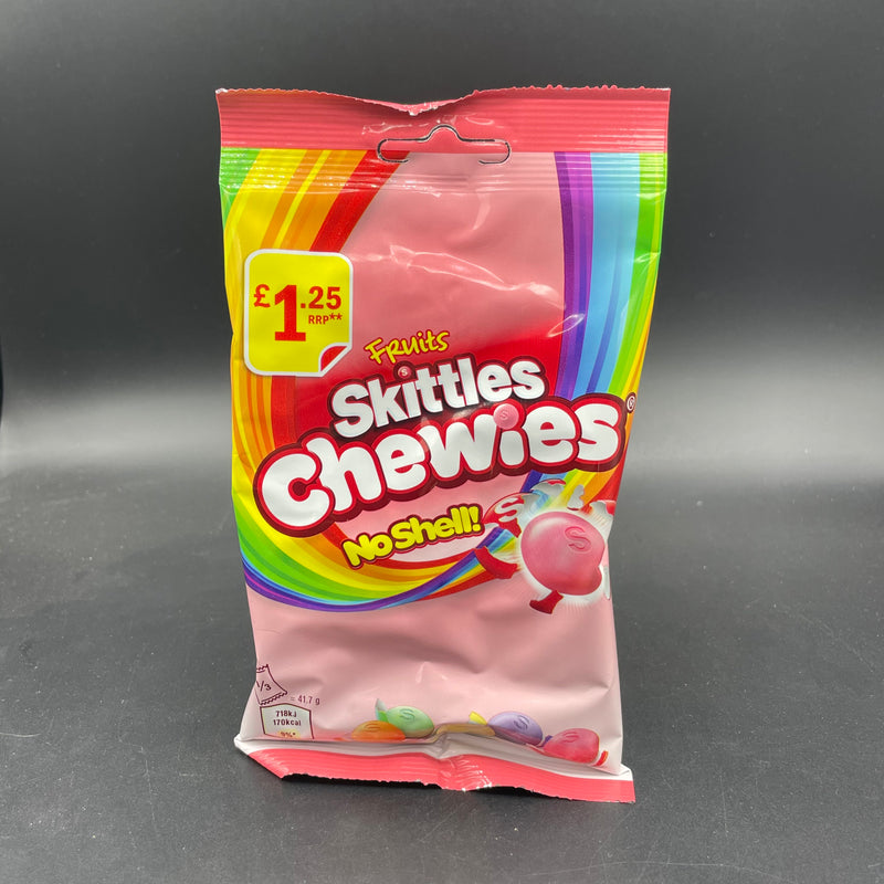 NEW Skittles Chewies, Fruits Flavour, No Shell! 125g (UK)