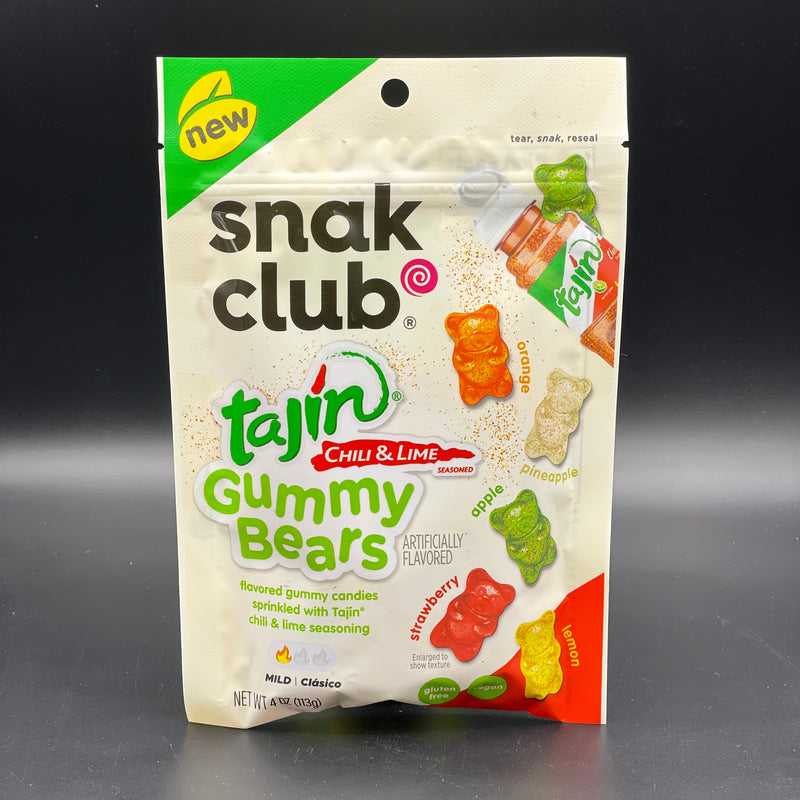 Snak Club - Tajin Chili & Lime Seasoned Gummy Bears! 113g (USA)
