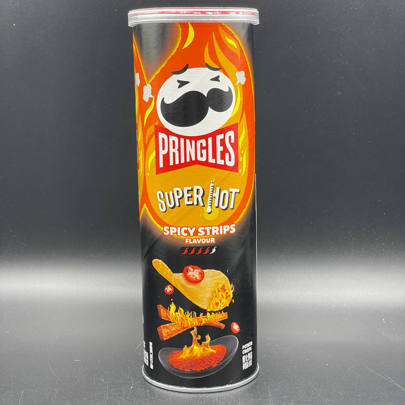 Pringles - Super Hot, Spicy Strips Flavour Potato Crisps 110g (ASIA)