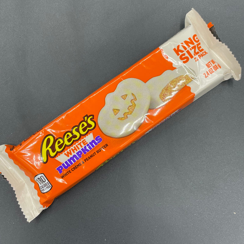 Reese’s White - Pumpkins! White Creme & Peanut Butter. King Size 68g (USA) HALLOWEEN SPECIAL