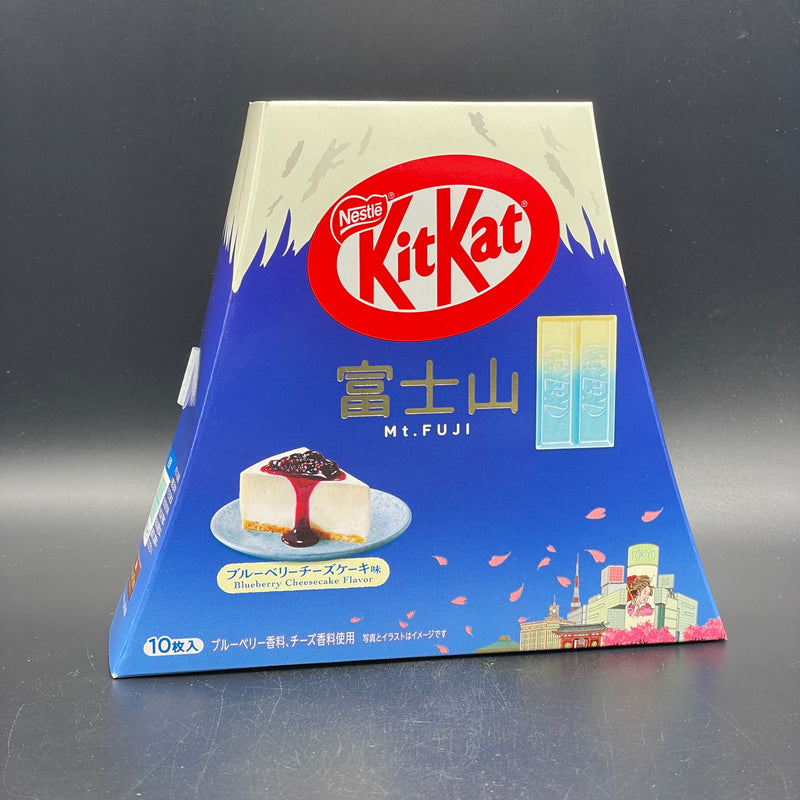 Nestle Kit Kat Mt. Fuji, Blueberry Cheesecake Flavour, 10 Piece Box (JAPAN) PREMIUM LINE