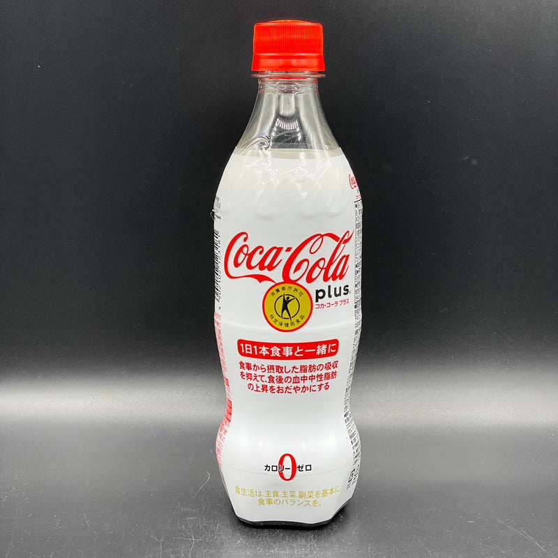 Coca Cola PLUS! Zero Sugar, Zero Calorie 470ml Plastic Bottle (JAPAN) LIMITED STOCK