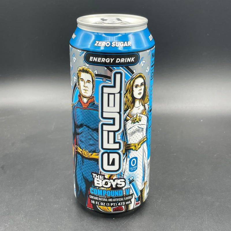 NEW G Fuel Energy Drink - The Boys Compound V Flavour! Energy & Focus, Zero Sugar 473ml (USA) LIMITED EDITION