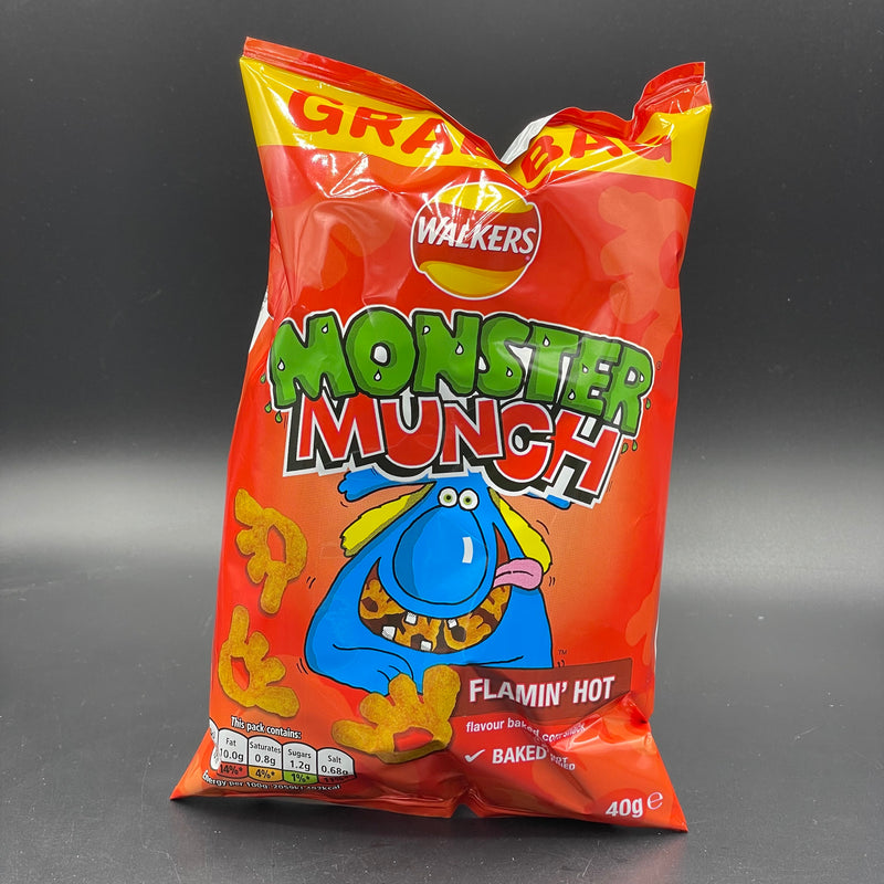 Walkers Monster Munch - Flamin’ Hot Flavour! 40g (UK)