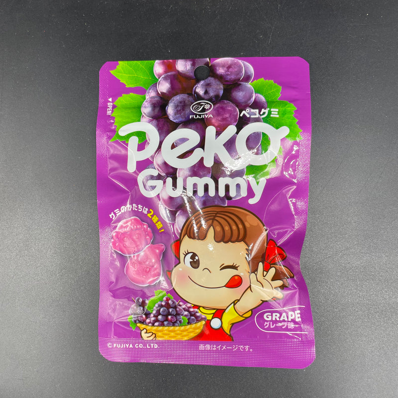 Fujiya PEKO Gummy! Grape Flavour, 50g Pouch (JAPAN) LIMITED STOCK