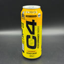 C4 Performance Energy - Pineapple Head Flavour, Zero Sugar 500ml (UK)