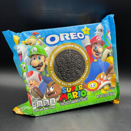 LIMITED EDITION Oreo Super Mario Design Family Pack - Collect Cookies! Save The Kingdom! Discover All 16 Cookie Designs! 345g (USA) COLLECTORS PIECE