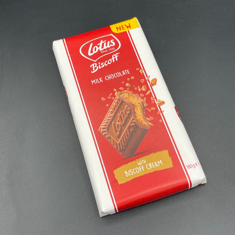 NEW Lotus Biscoff Milk Chocolate Block With Biscoff Cream (Speculoos Spread) 180g (UK) SPECIAL