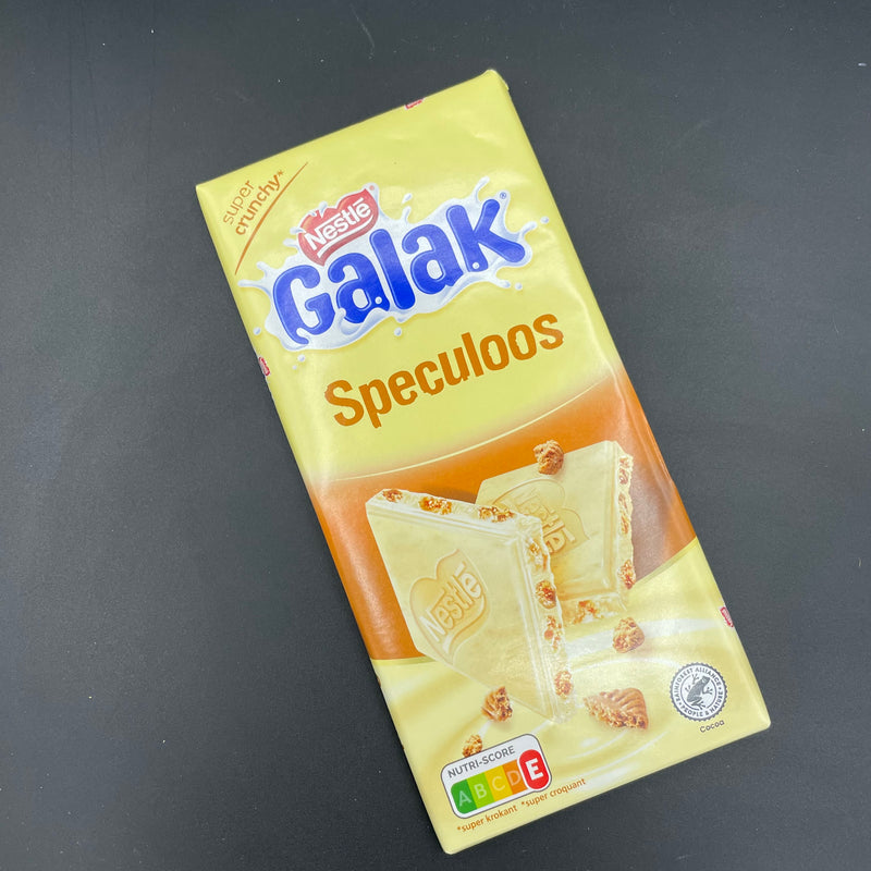 Nestle Galak Speculoos - white chocolate with spiced (Biscoff) Cookie 125g (EURO) SPECIAL EDITION