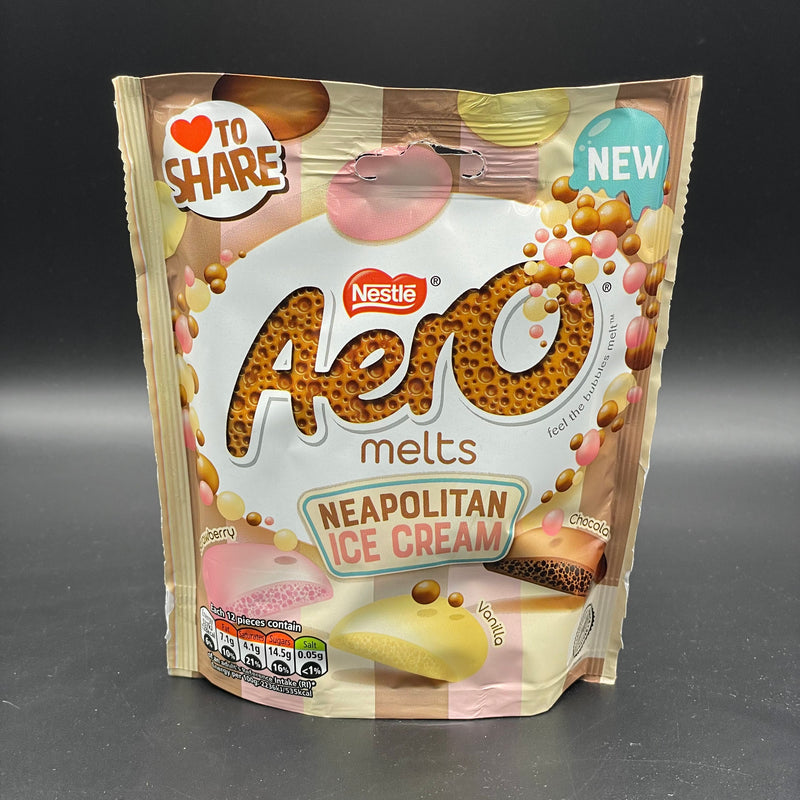 Nestle Aero Melts - Neapolitan Ice Cream Flavour! 86g (UK)