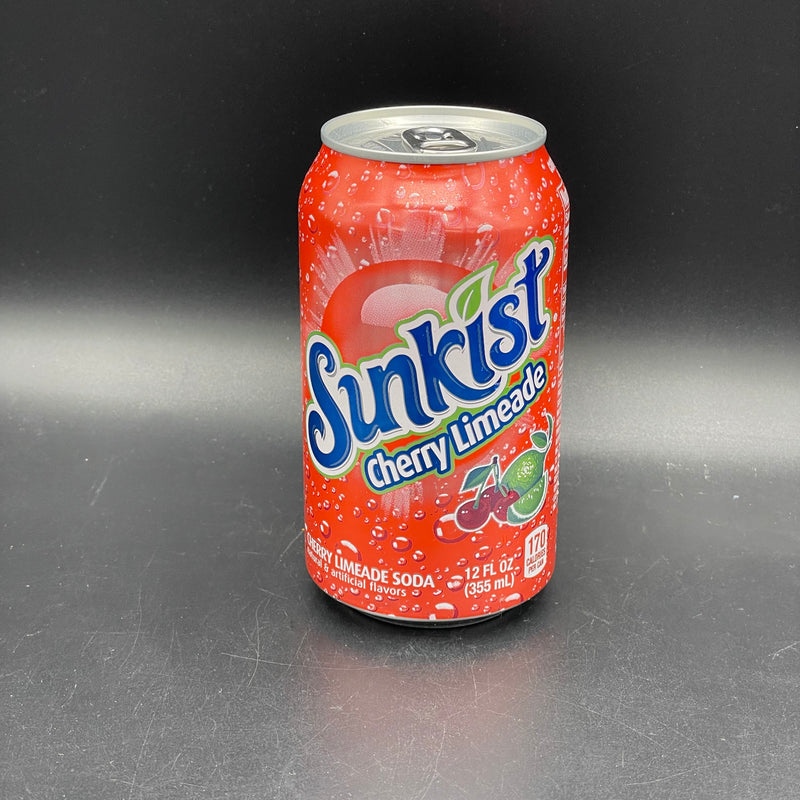NEW Sunkist, Cherry Limeade Flavour 355ml (USA) NEW
