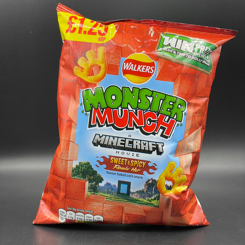 Walkers Monster Munch - Sweet & Spicy Flamin’ Hot Flavour 72g (UK)