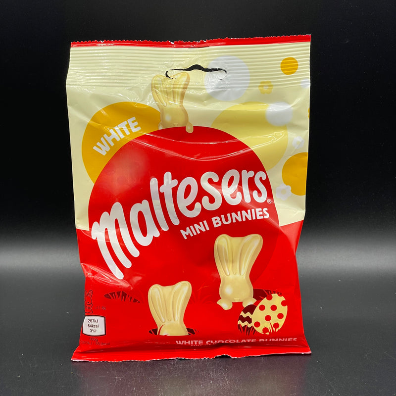 Maltesers Mini Bunnies - White Chocolate! 5 Mini Bunnies, Full of Crunchy, Creamy Delight! 58g (UK)