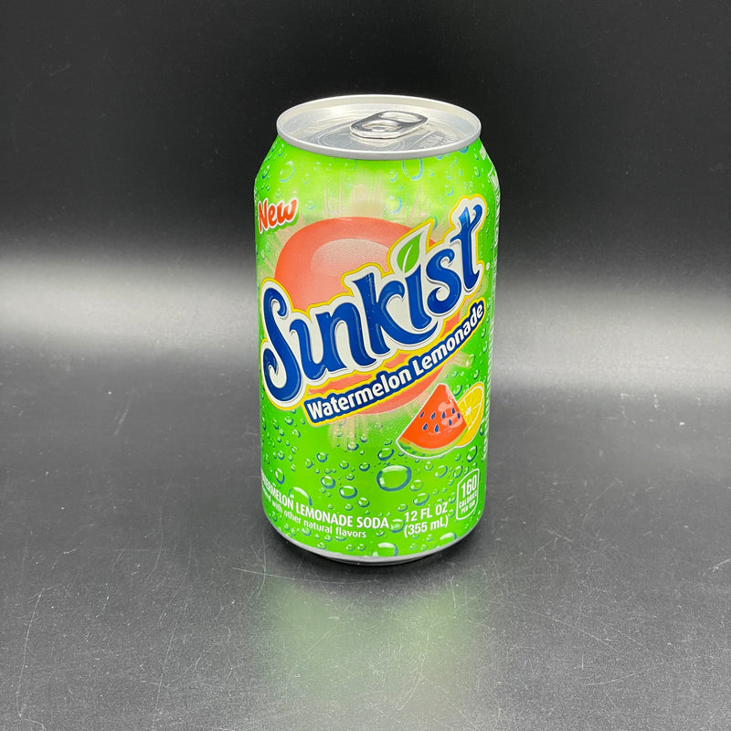 NEW Sunkist, Watermelon Lemonade Flavour 355ml (USA) NEW