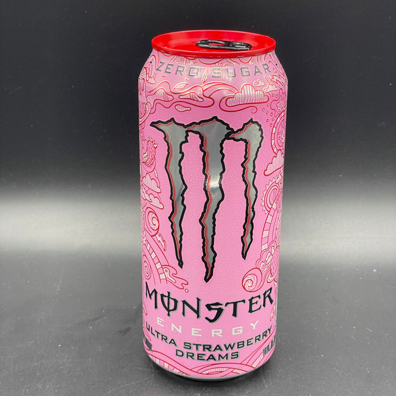 NEW Monster Energy - Ultra Strawberry Dreams 473ml (USA) ZERO SUGAR