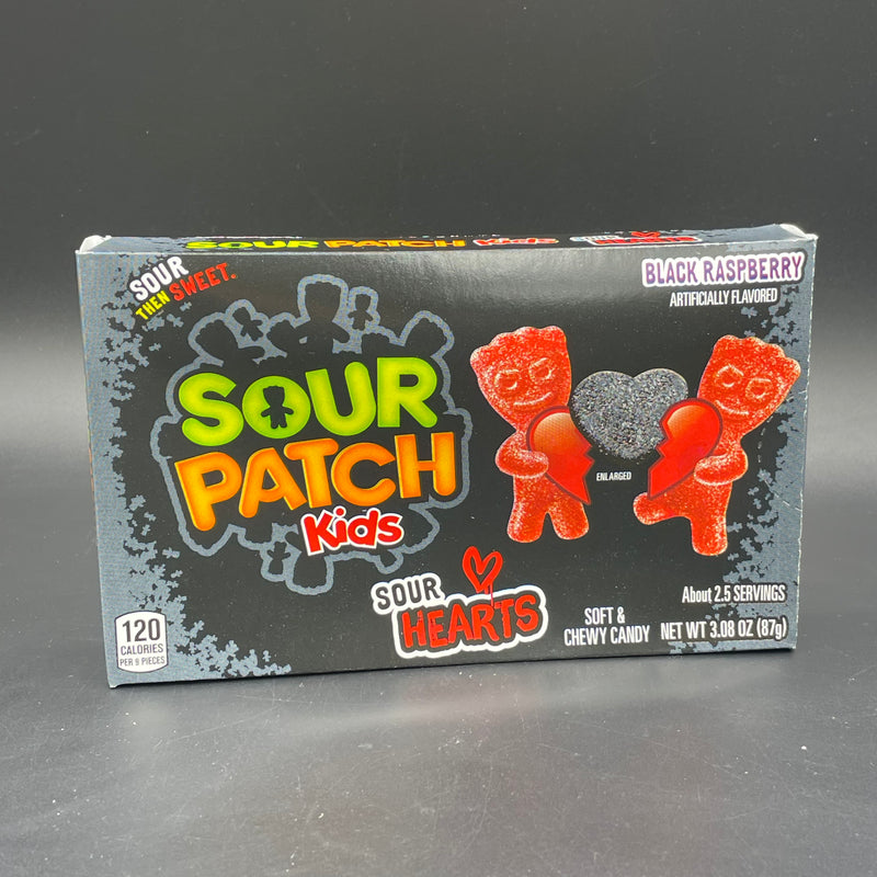 LIMITED Sour Patch Kids Sour Hearts Edition - Black Raspberry Flavour 87g (USA) VALENTINES DAY RELEASE