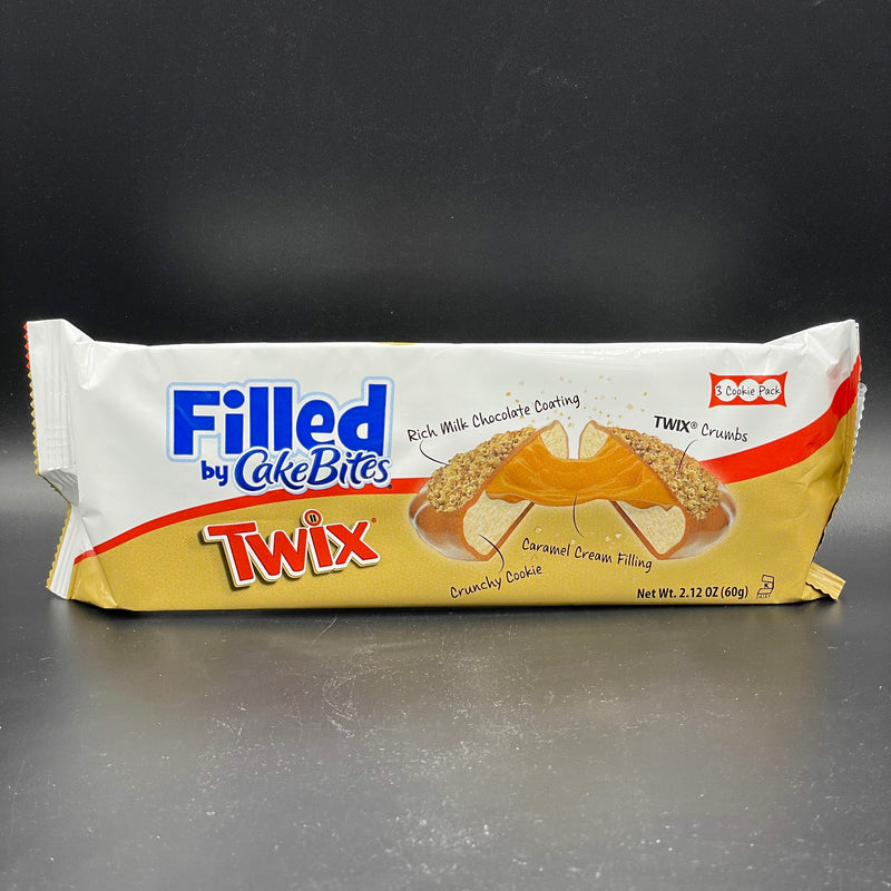 Twix - Filled by Cake Bites! 3 Cookies Per Pack 60g (USA)