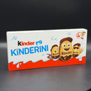 Kinder Kinderini Biscuits! Kinder Milk & Cocoa Biscuits with Creamy Decorations. 4x 2-Packs, 100g Bag (EURO)