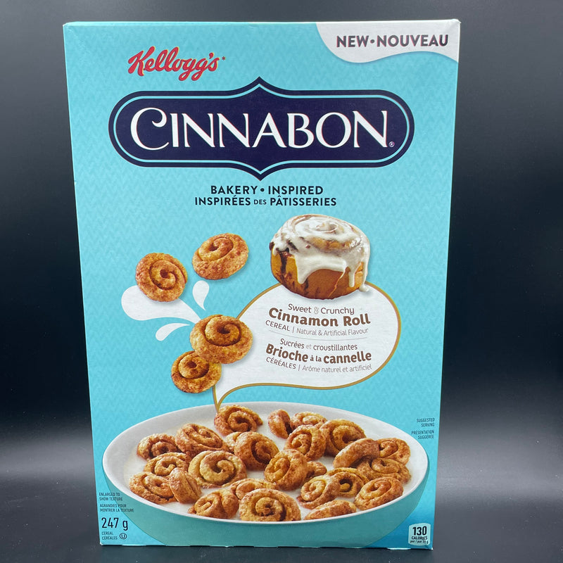 NEW Kellog’s Cinnabon - Sweet & Crunchy Cinnamon Roll Cereal 247g (USA)