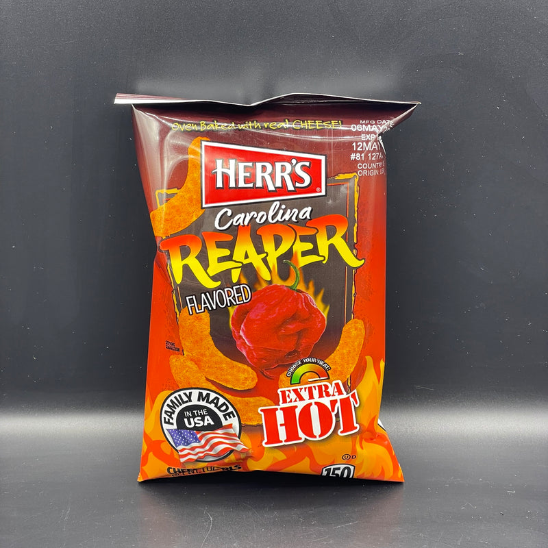 Herr’s Carolina Reaper Flavoured Curls - Puffs 28g (USA)