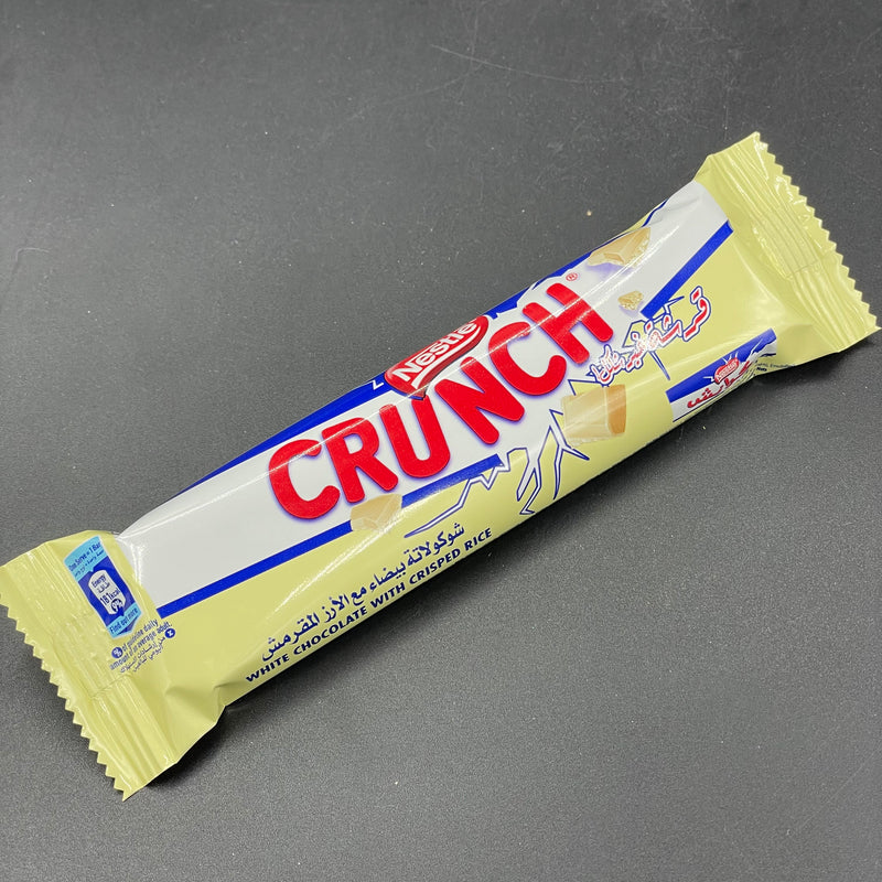 Nestle Crunch Bar - WHITE Chocolate With Crisped Rice 33g (MIDDLE EAST) LIMITED