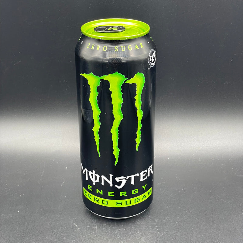 NEW Monster Energy - ZERO SUGAR Original Flavour 500ml (EURO) ZERO SUGAR