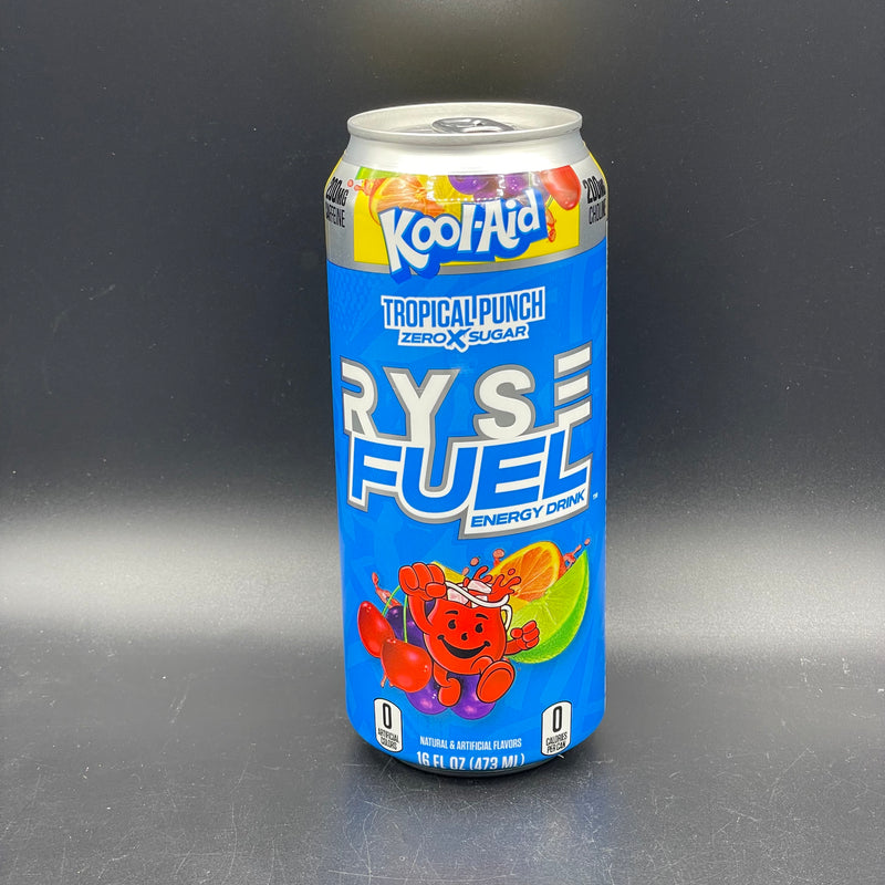 Ryse Fuel Energy Drink - Kool-Aid Tropical Punch Flavour, 472ml (USA) ZERO SUGAR