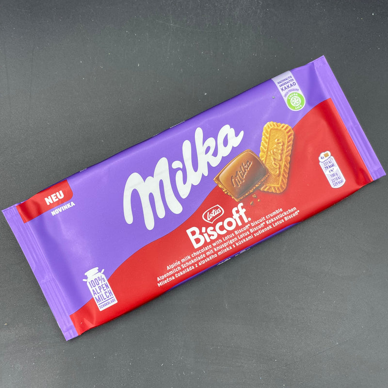 NEW Milka Lotus BISCOFF 90g SPECIAL Biscuit Edition (EURO)