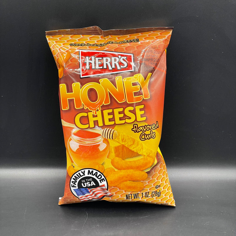 Herr’s Honey Cheese Flavoured Curls - Puffs 28g (USA)