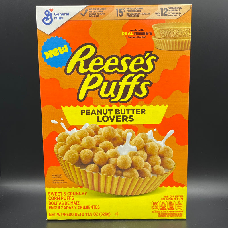 Reese’s Puffs - Peanut Butter Lovers Cereal, 326g (USA)