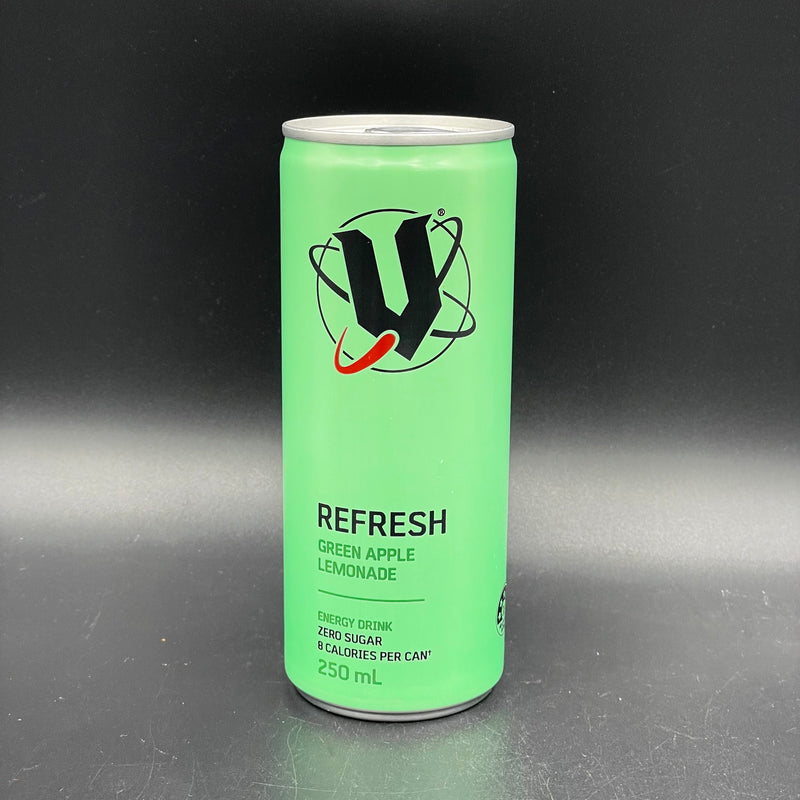 NEW V Refresh - Green Apple Lemonade - Zero Sugar Energy Drink 250ml (AUS) NEW
