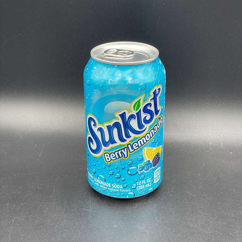 NEW Sunkist, Berry Lemonade Flavour 355ml (USA) NEW
