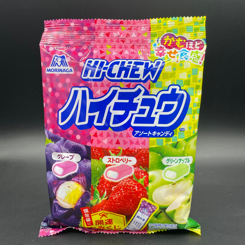 Moronag Hi-Chew Mix! Grape, Strawberry, & Apple Flavours, 86g Bag (JAPAN) LIMITED STOCK