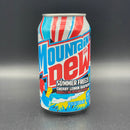 MTN DEW (Mountain Dew) Summer Freeze - Cherry Lemon Raspberry Flavour! 355ml (USA)