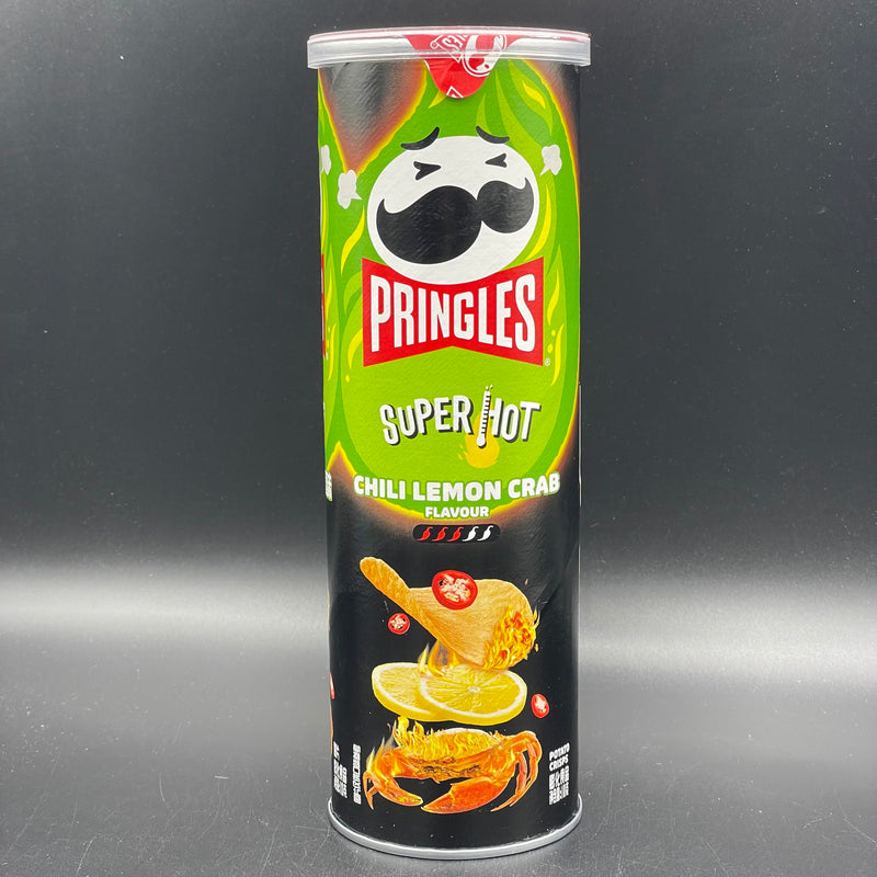 Pringles - Super Hot, Chili Lemon Crab Flavour Potato Crisps 110g (ASIA)