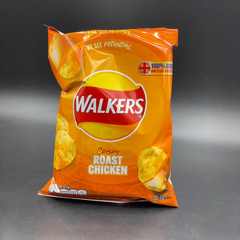 Walkers Crispy Roast Chicken Flavour Chips 32g (UK)