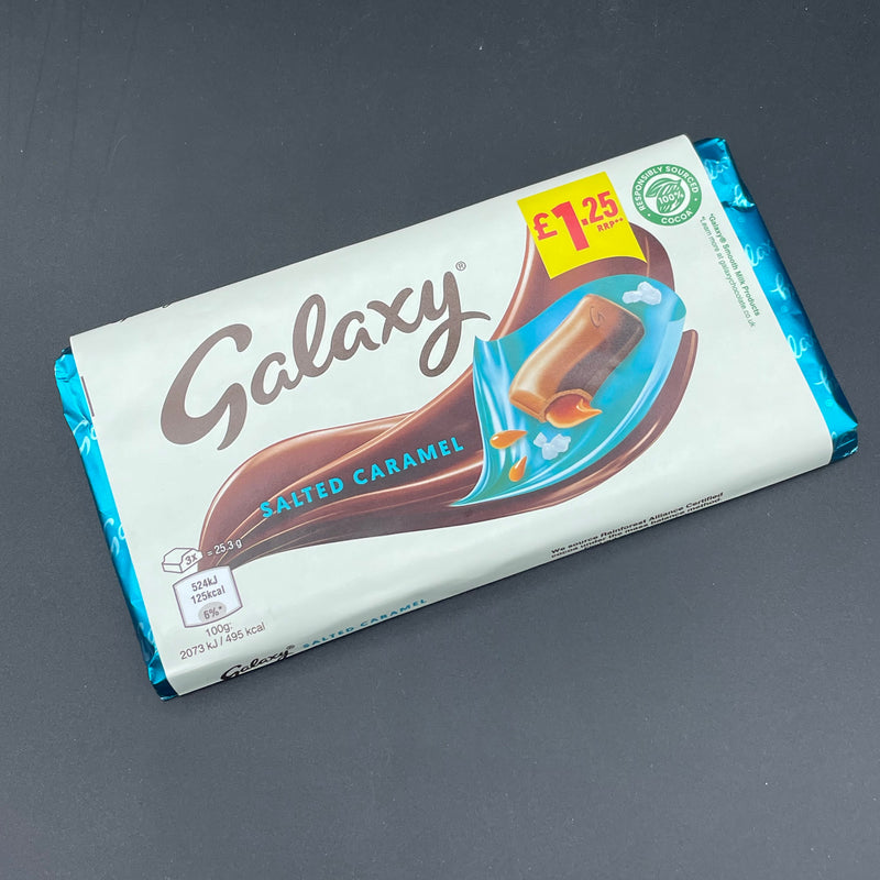 NEW Galaxy Salted Caramel Chocolate Block 135g (UK) NEW