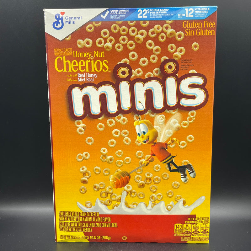 Honey Nut Cheerios - Minis! Made with Real Honey, 306g (USA)