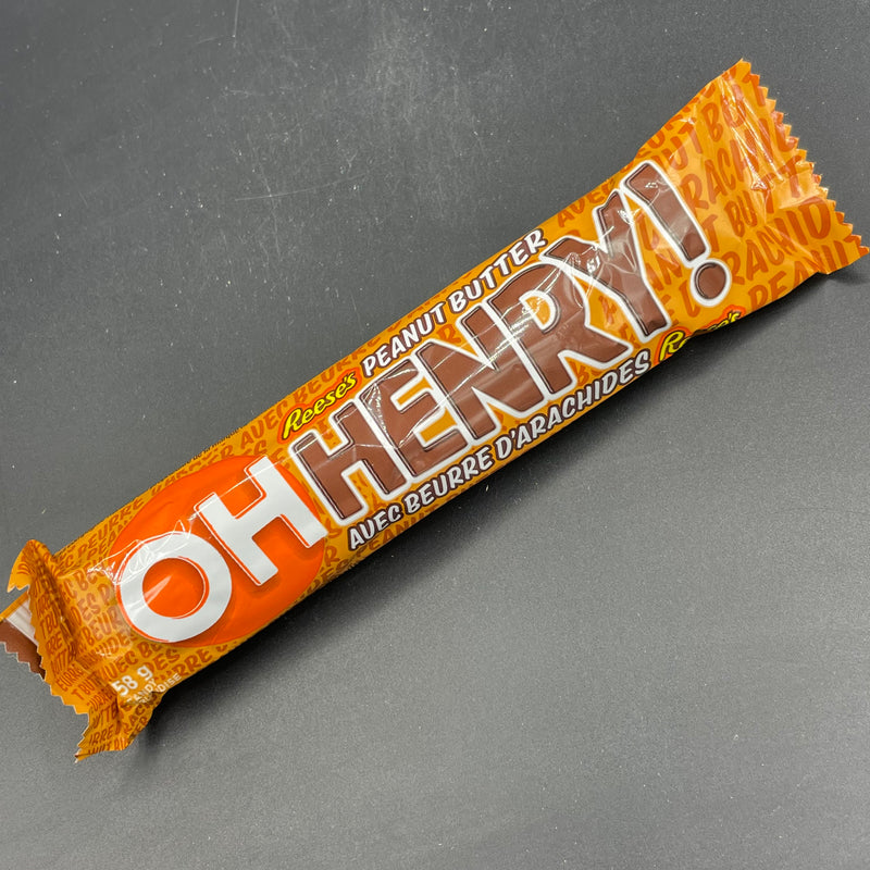 Oh Henry! Reese’s Peanut Butter Chocolate Bar 58g (CANADA) Rarely Imported
