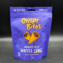 Crispr Bites - Chocolate Filled Waffle Cones! Milk Chocolate Flavour, 96g (UK)