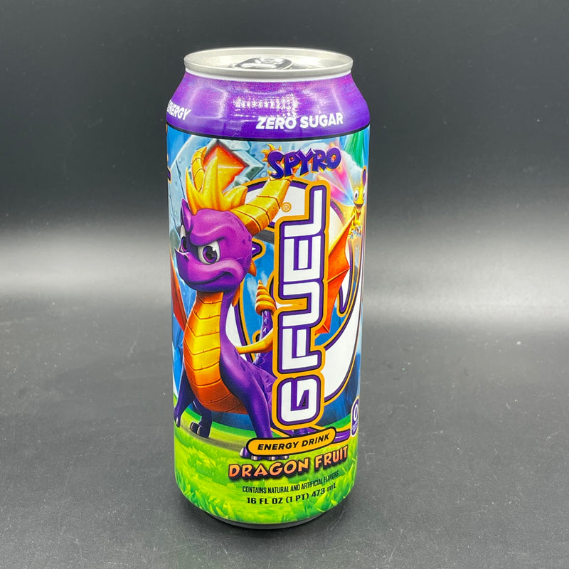 NEW G Fuel Energy Drink - Inspired by Spyro The Dragon, Dragon Fruit Flavour! Energy & Focus, Zero Sugar 473ml (USA) LIMITED EDITION