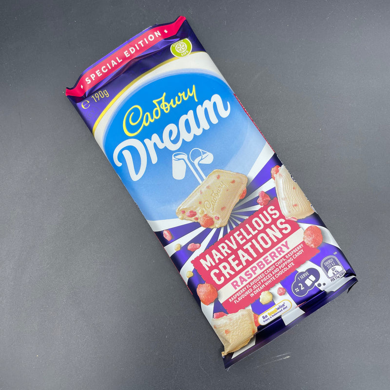 NEW Cadbury Dream Marvellous Creations, Raspberry Block 190g (AUS) SPECIAL EDITION