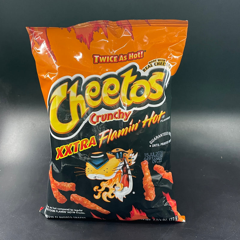 Cheetos XXTRA Flamin’ Hot Flavour 77g Bag (USA) LIMITED STOCK