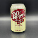 Dr Pepper - Vanilla Float Flavour, 355ml (USA). LIMITED RELEASE