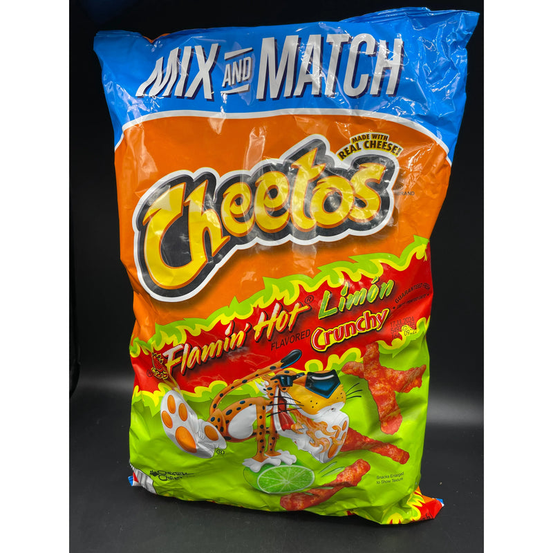 Cheetos Flamin’ Hot Limon Crunchy Flavour HUGE 492g Bag (USA) LIMITED STOCK